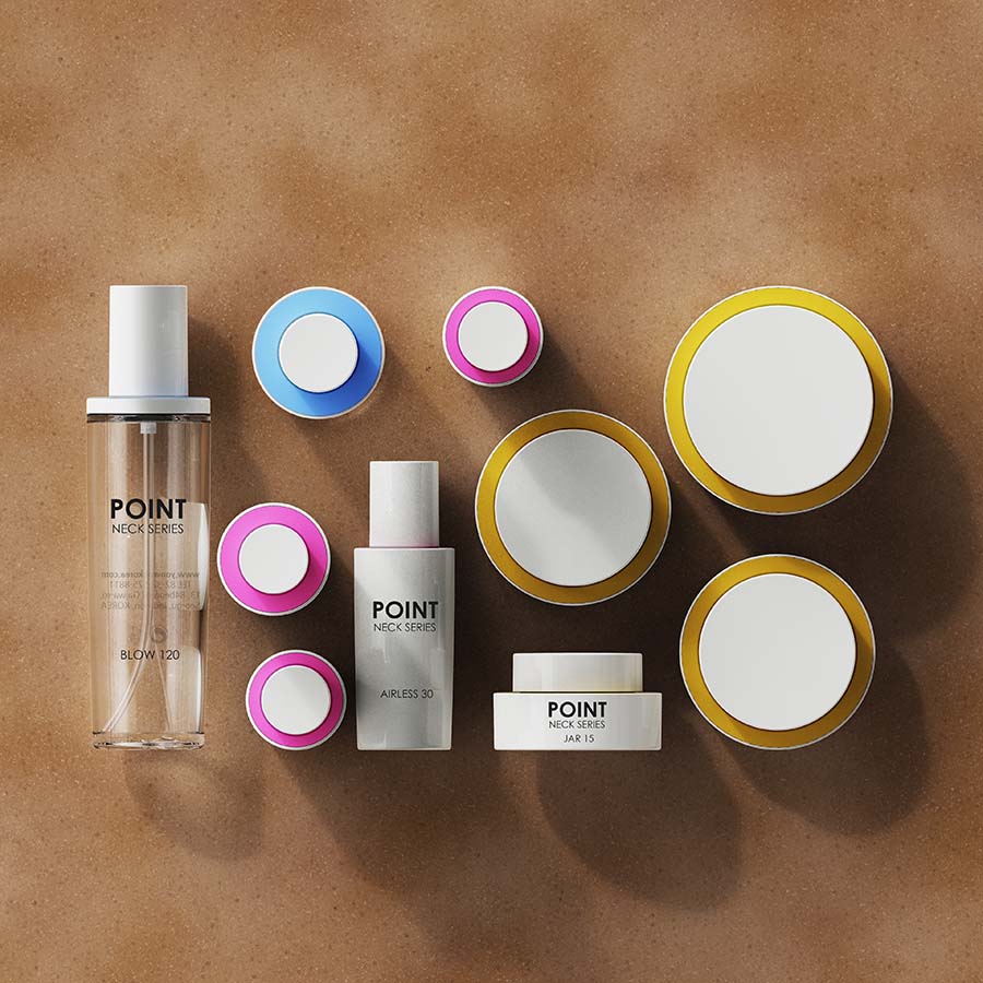 Point Neck Cream Jar